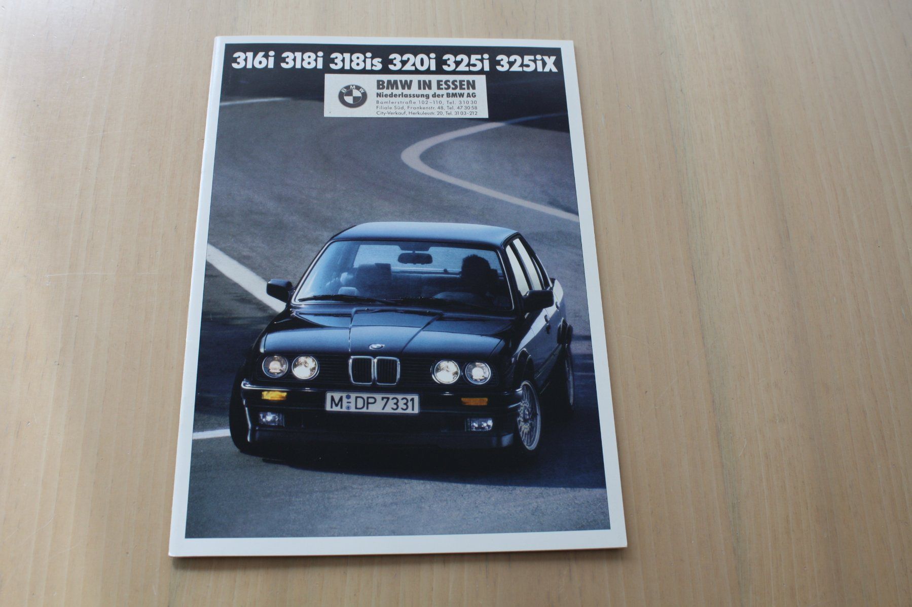 BMW Documenti: BMW 3er Reihe E30 Prospekt 1/1990 – Nuovo (secondo la descrizione) da Wikon venduto da erwin400