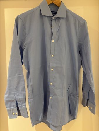 Vince Camuto Slim Fit Dress Shirt - Men's 15 1/2 - Light Blu