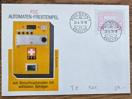 ATM 2 auf FDC  (Kat 50.--) ab 3.50