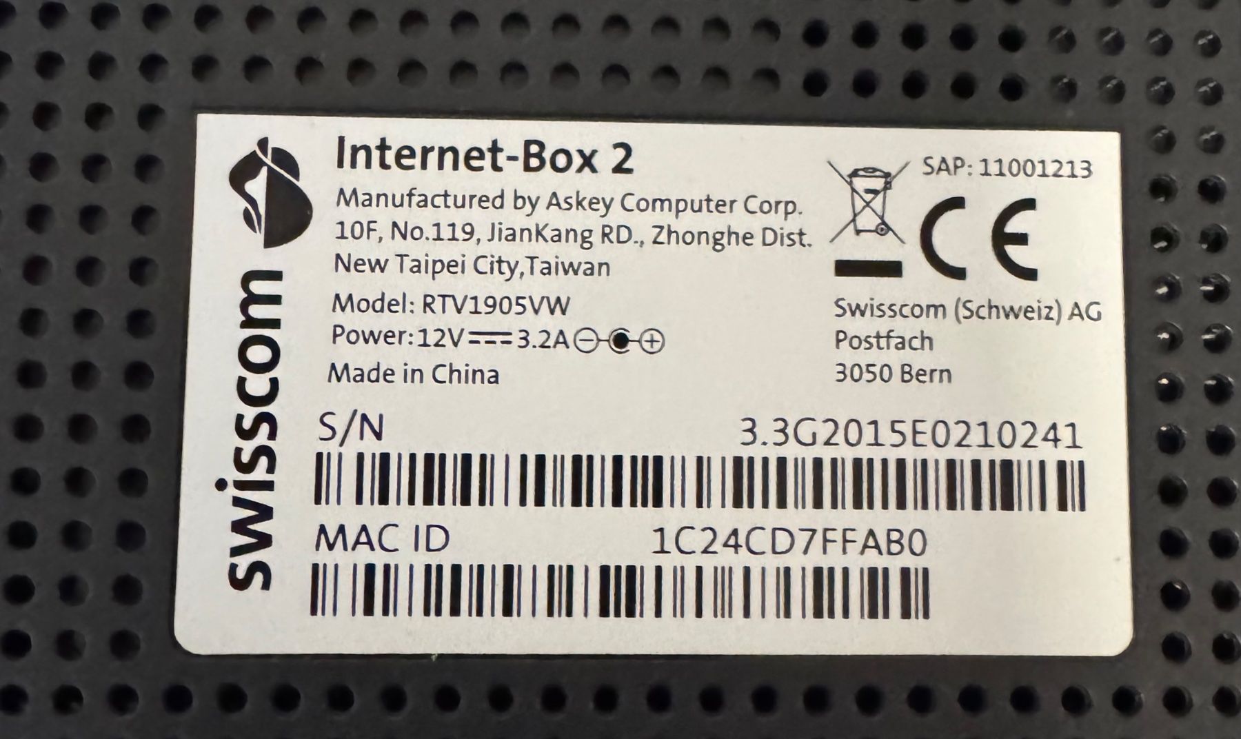 Swisscom Modem & Router: Swisscom Internet-Box 2 - Top Zustand - fast Gratis! – Usato da Montagnola venduto da HOCH-INC 1