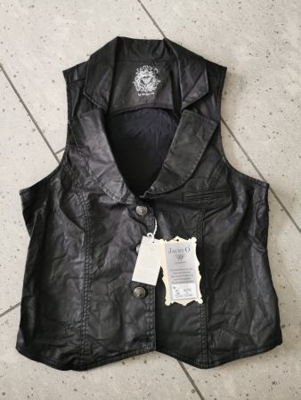 Schwarze Weste, Gr. L, Jacky-O