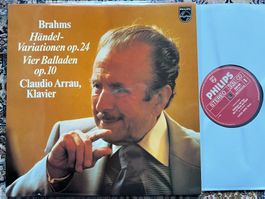 LP PIANO Brahms - Claudio Arrau – LP GEWASCHEN TOP ZUSTAND
