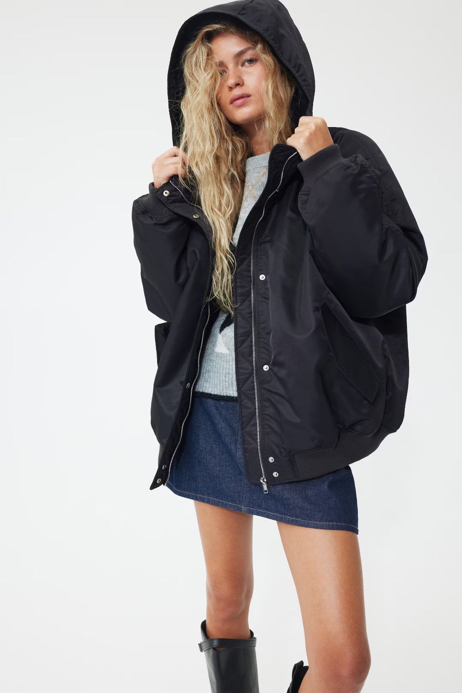 H&M Giacche: Bomber Matelassé Oversize H&M XL – Usato da Monthey venduto da Black-Cockatoo