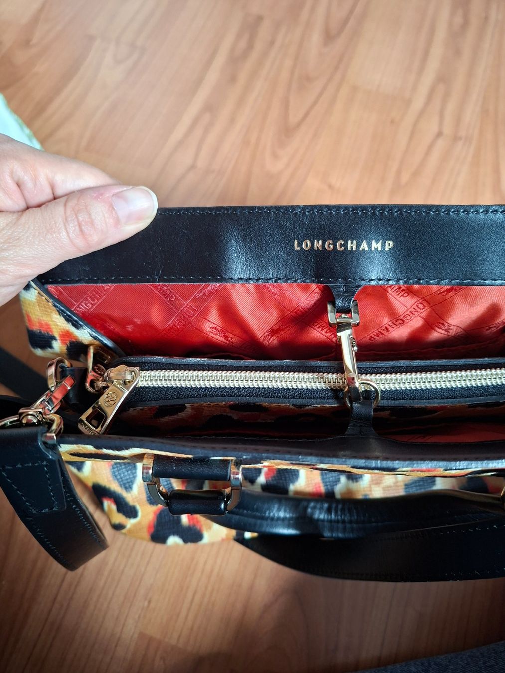 Longchamp Borse da donna: Longchamp Honoré 404 Animal Print – Usato da Rüdlingen venduto da Fra_xr2l 5