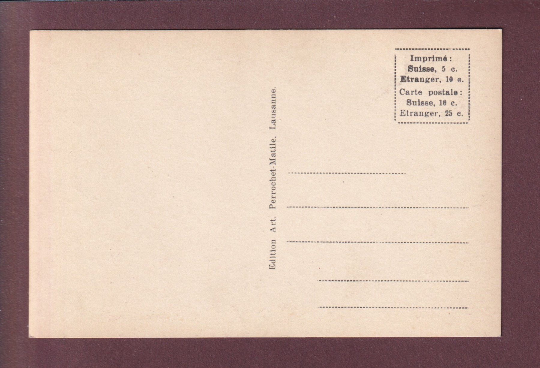 Cartoline postali: LAUSANNE - Cathédrale - Intérieur – Usato da Pully venduto da nicecards 1