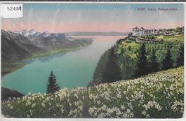 Caux - Palace-Hotel im Frühling - Litho