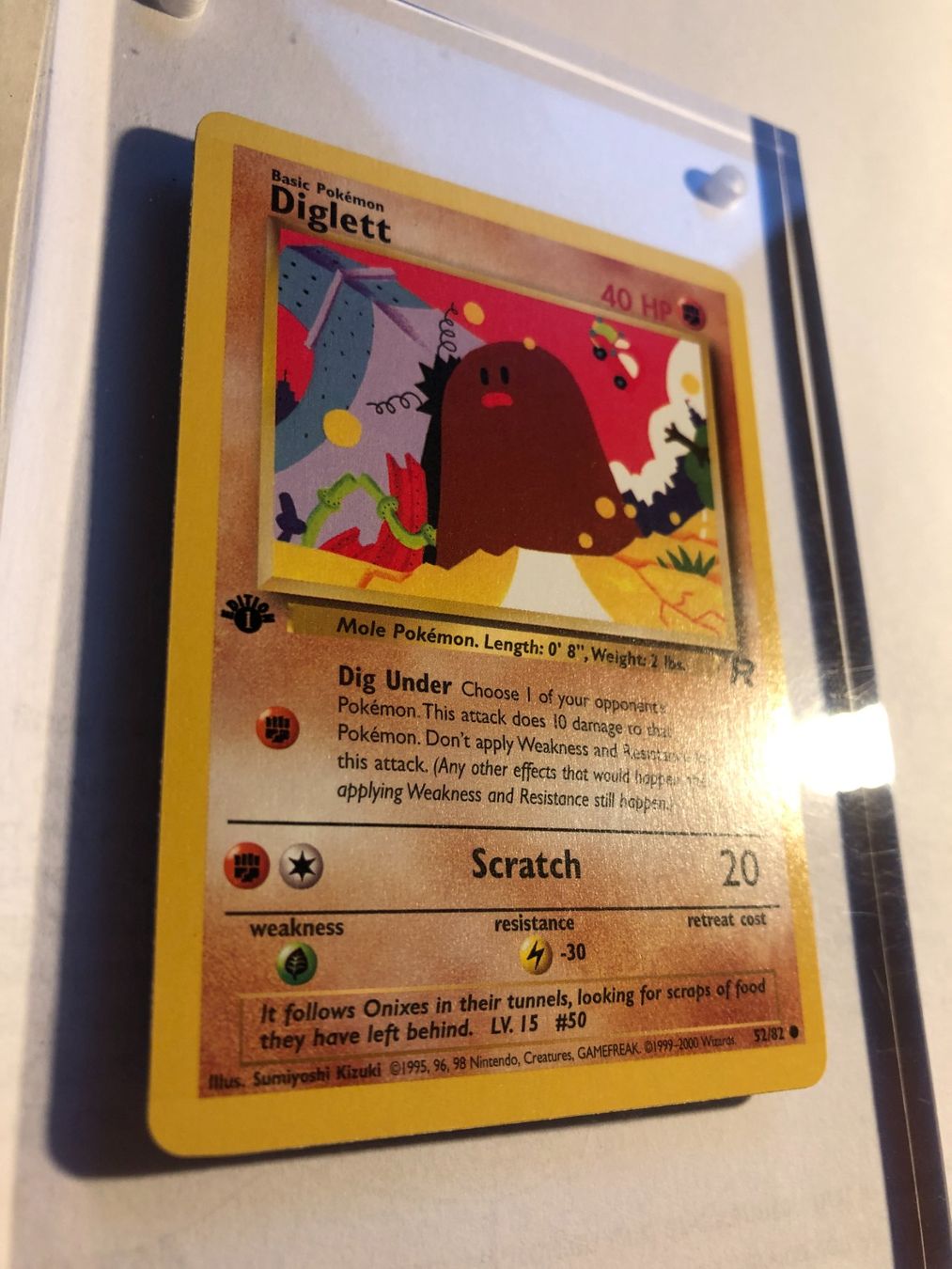 Sammelbilder & Trading cards: Diglett 1st Team Rocket - MINT - ab 1.- – Gebraucht aus Giubiasco von dan_pr8b 1