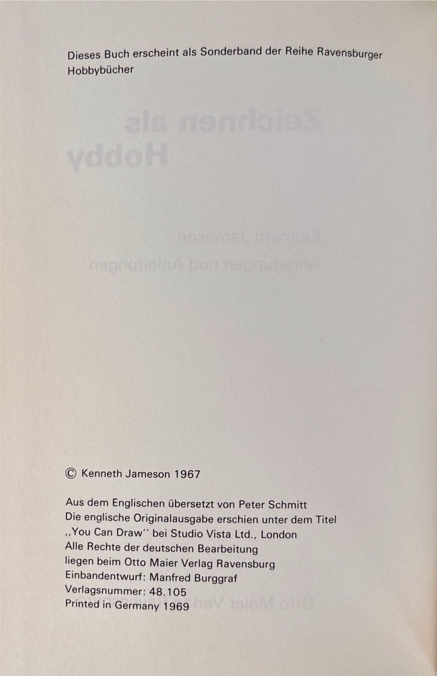 Libri: Jameson Kenneth, Zeichnen als Hobby – Usato da Sarnen venduto da Livres 2