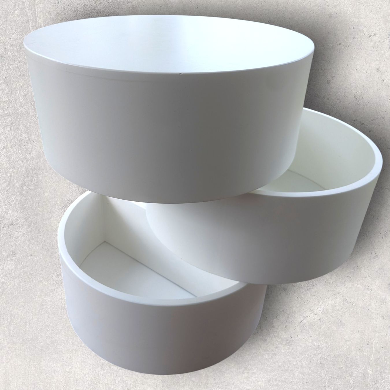 Tables: Retro Space-Age Modular Storage Cabinet Side Table – D'occasion à Erlinsbach SO par Meytalien