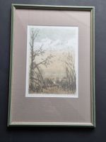 LEONHARD MEISSER LITHOGRAPHIE SIGNIERT KOSTSPIELIG GERAHMT