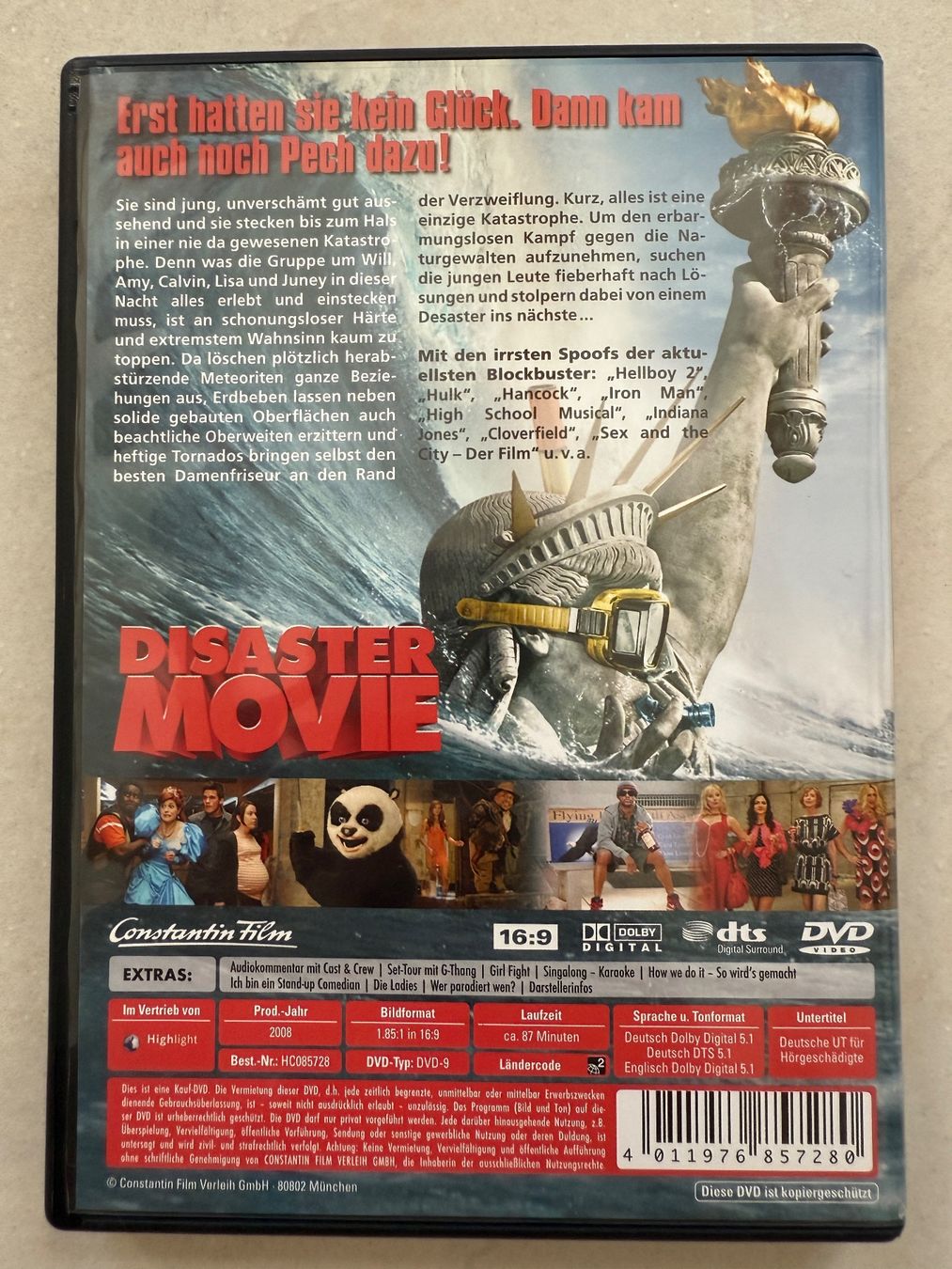 Alle DVDs: DVD Disaster Movie – Gebraucht aus Glattfelden von ilamas 1