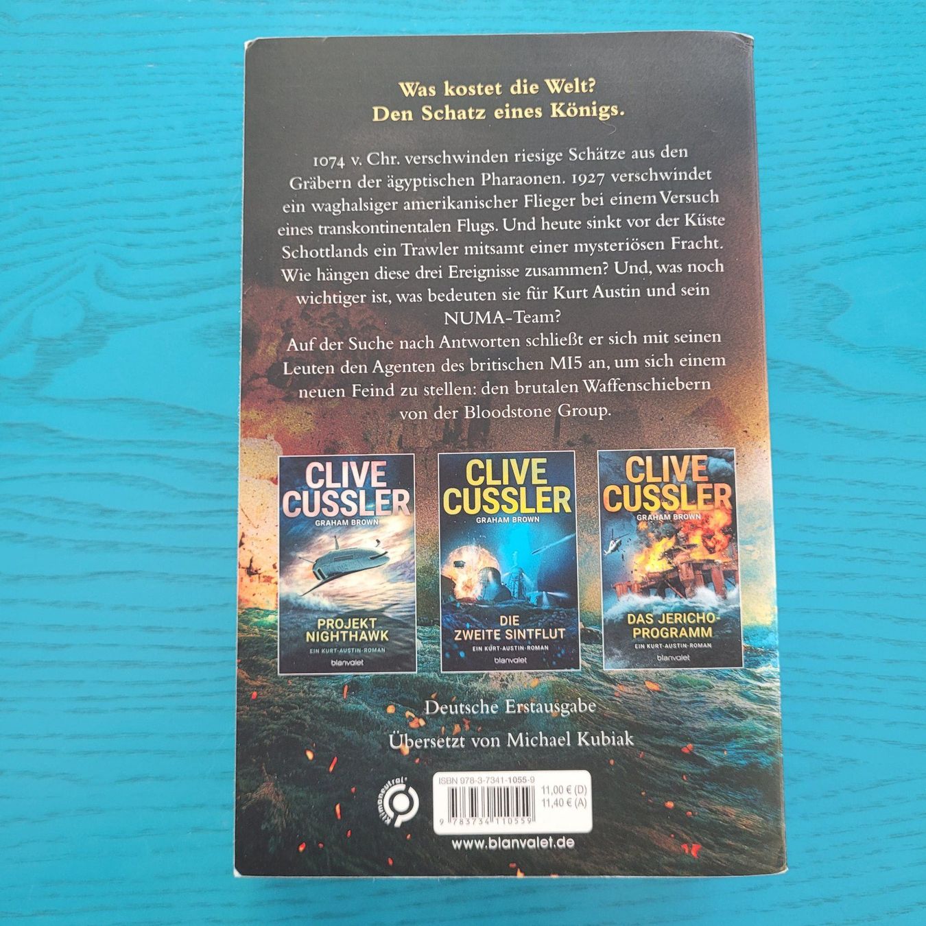 Libri: Clive Cussler- Geheimfracht Pharao – Usato da SCHÜBELBACH venduto da CoKaHa 1
