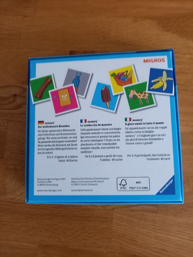 Migros Jeux: Memory – D'occasion à Ziegelbrücke par Mysecret 1