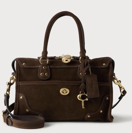 RHYDER SATCHEL - HANDTASCHE - DARK BROWN