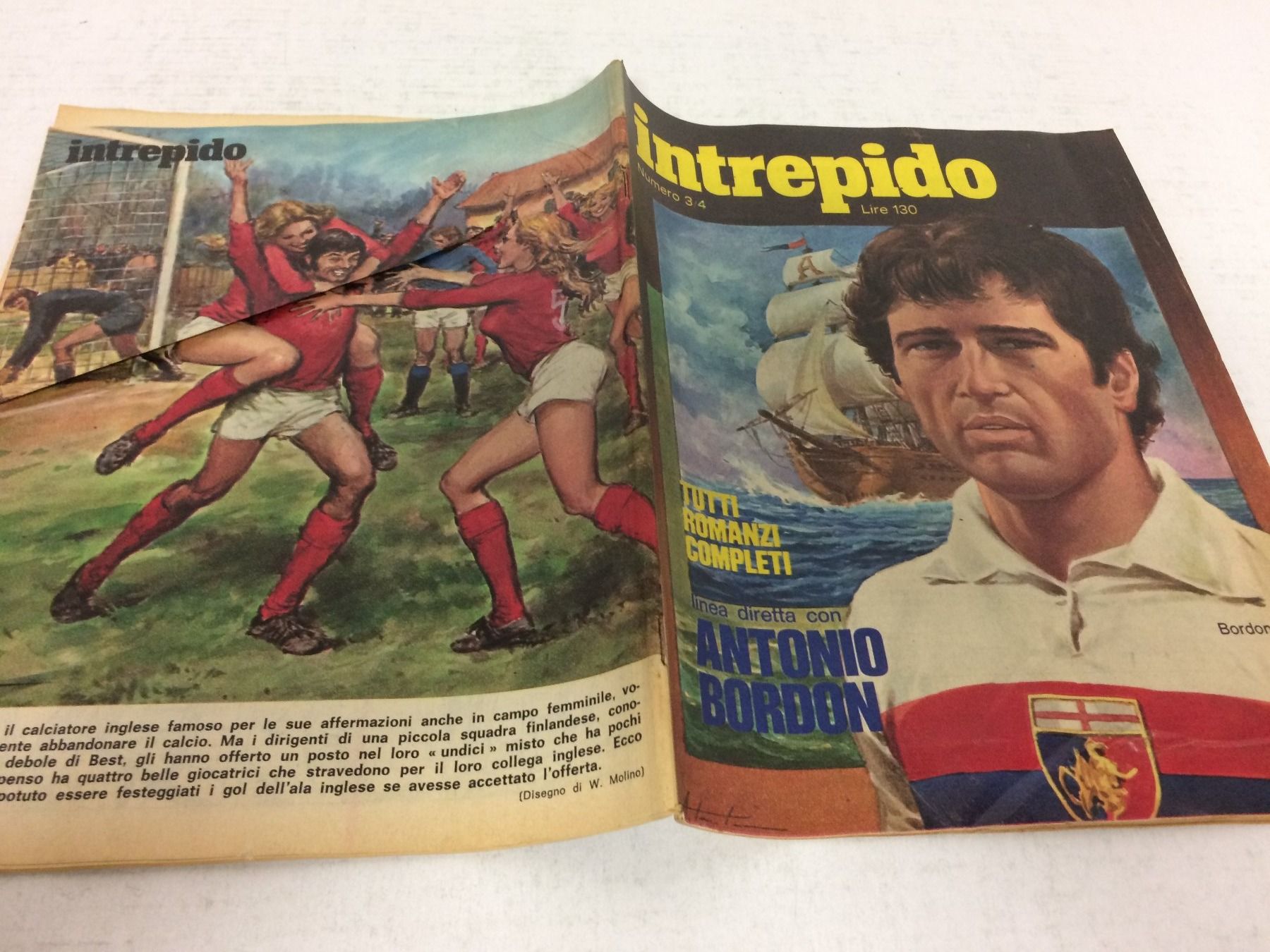 Zeitschriften & Magazine: INTREPIDO # 3 /4 1973 Bordon David Bowie Roger Moore 007 – Gebraucht aus Vezia von Aquarius_Age 3