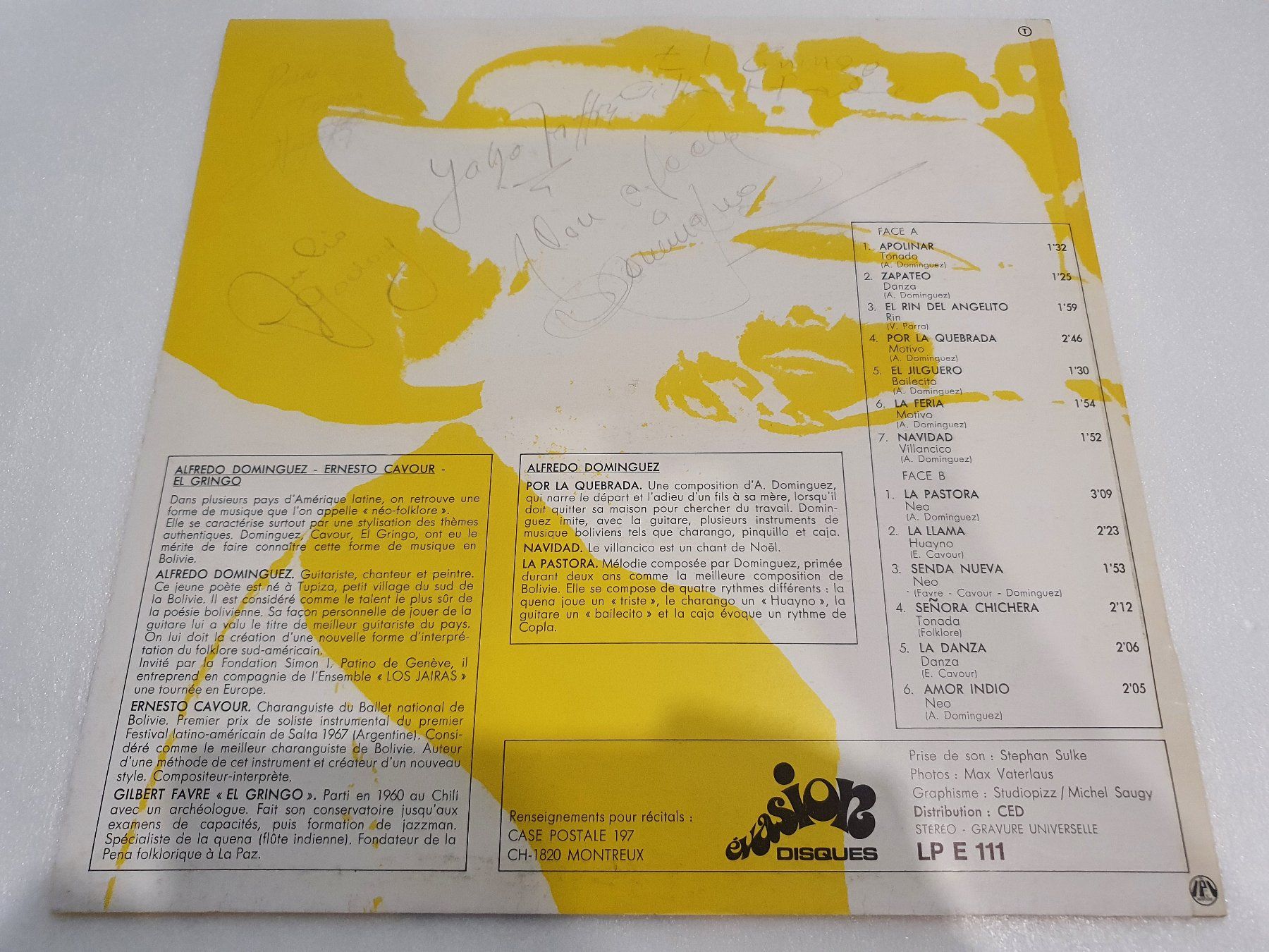 Dischi in vinile: Alfredo Dominguez – Usato da Uster venduto da Vinyl-Leidenschaft 1