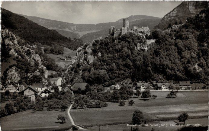 Cartoline postali: Balsthal SO St. Wolfgang Ortsansicht  , ca.1950 – Usato da Solothurn venduto da Bepposol
