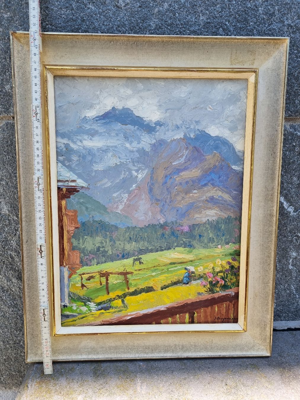 Dipinti: Öl bild signed Joh. Berjonneau – Usato da Ostermundigen venduto da vintage60