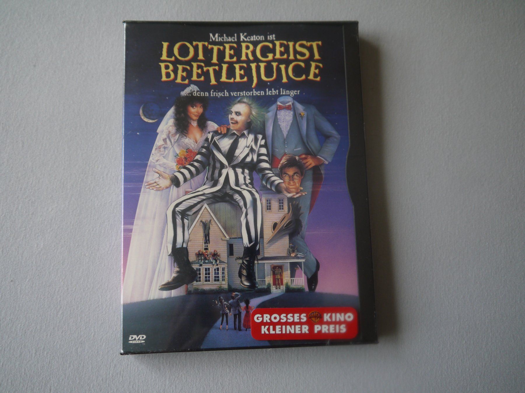 Tutti i DVDs: LOTTERGEIST BEETLEJUICE(1988) Michael Keaton – Nuovo e nell'imballaggio originale da Hagendorn venduto da Blaf