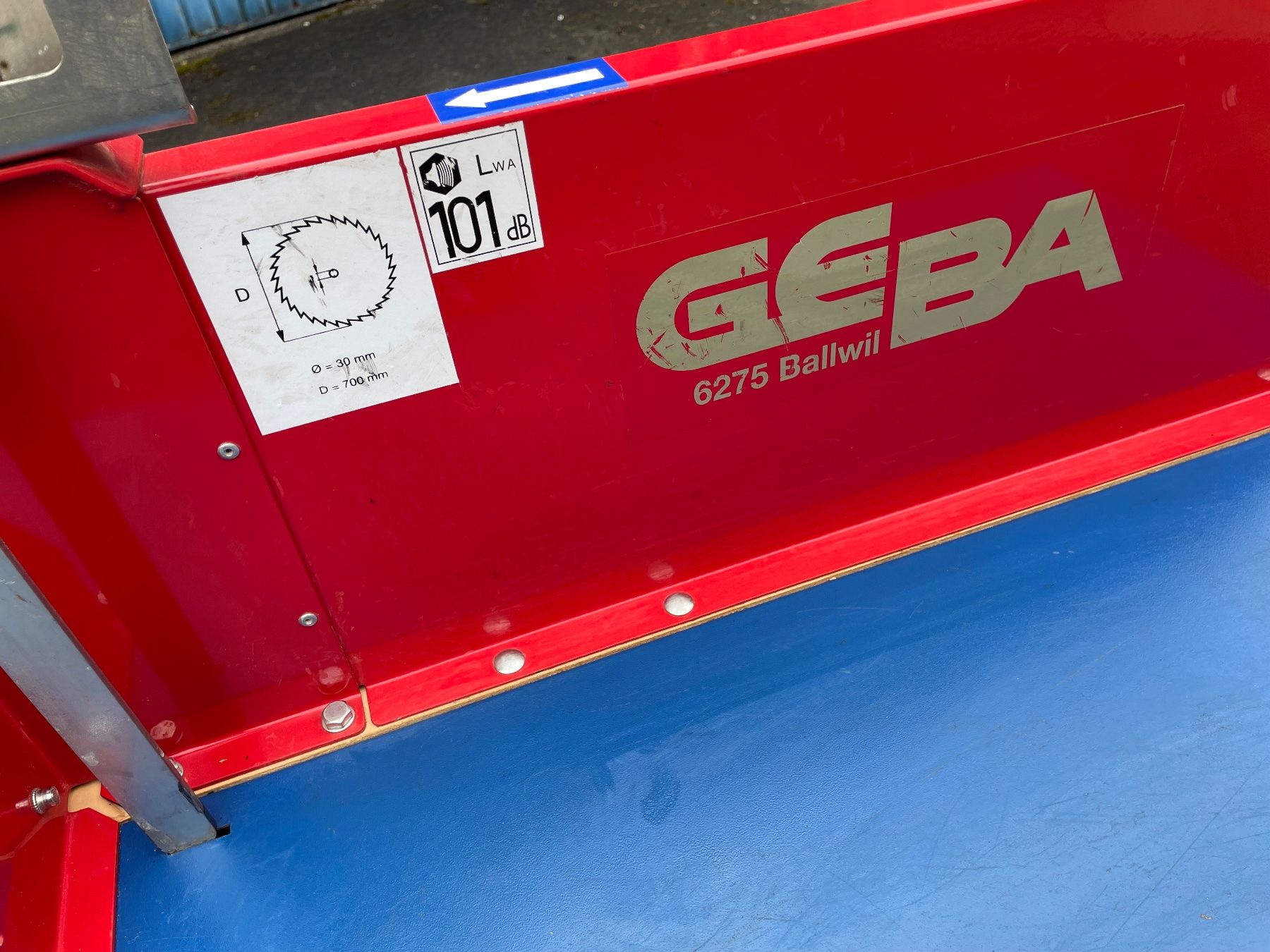Geba Seghe: Brennholzfräse Geba 7,5 Ps – Usato da Schötz venduto da Herbie 8