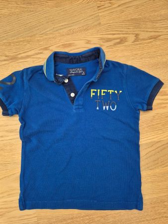 Mayoral Poloshirt Gr. 98 blau, guter Zustand