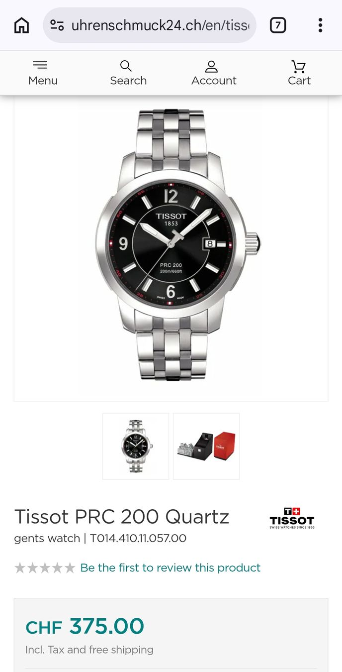 Tissot Orologi: TISSOT PRC200 Quartz – Usato da Basel venduto da Nora2020 3