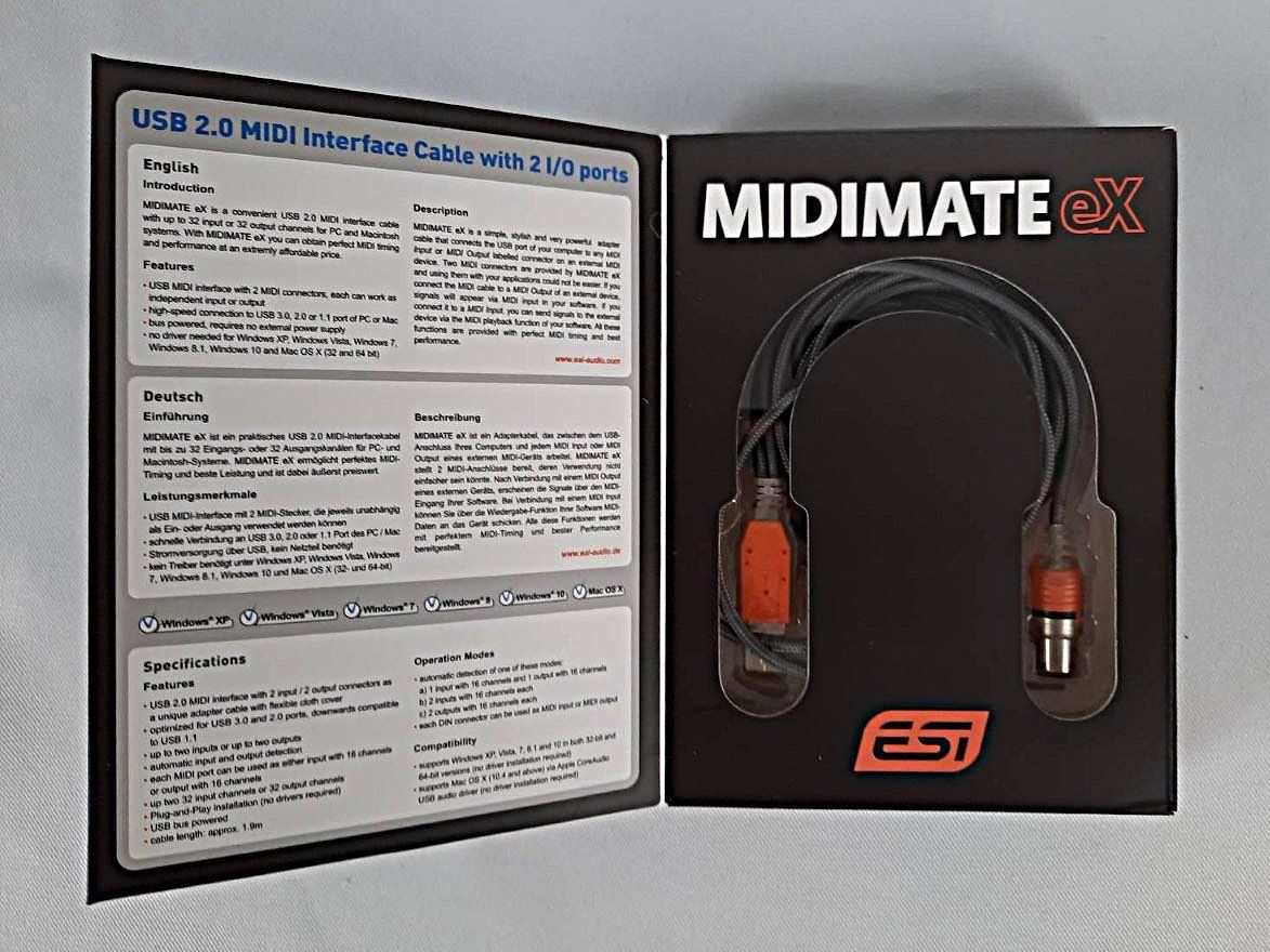Unità & Adattatore: ESI Audiotechnik MIDIMATE Ex – Nuovo (secondo la descrizione) da Beinwil am See venduto da Restwert_Beinwil 2