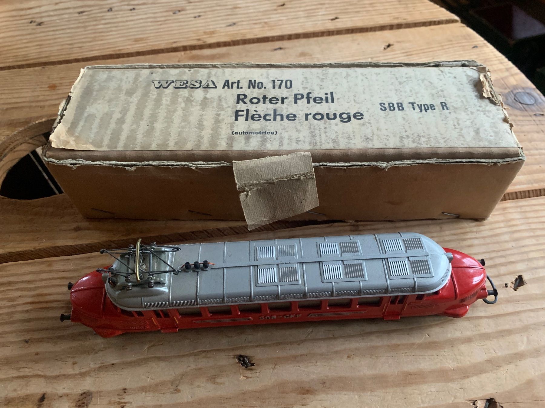 Wesa Modellini di ferrovie: WESA Roter Pfeil – Usato da Bibern SO venduto da wecafra 8