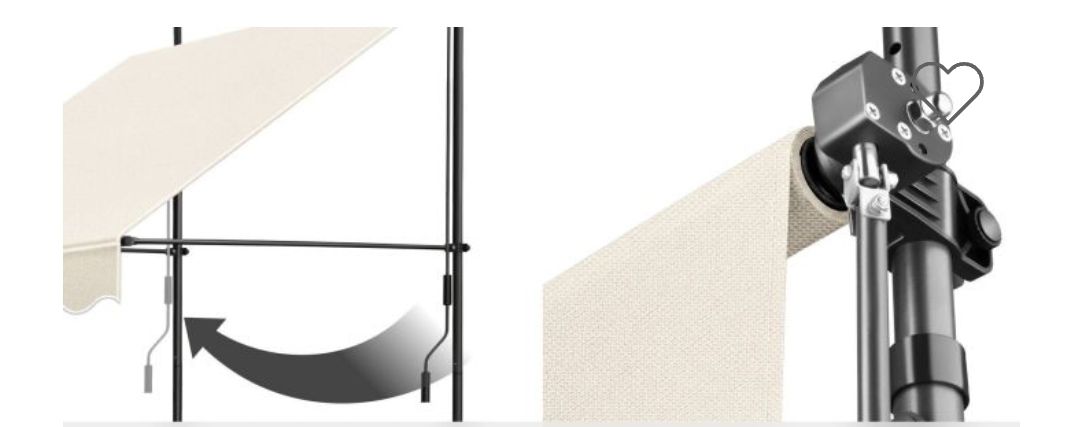 Markisen: Klemmmarkise beige 250 x 180 cm – Neu (gemäss Beschreibung) aus Rotkreuz von NextChance 1