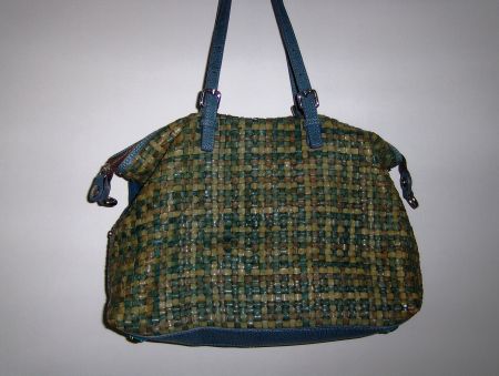 Leder Handtasche geflochten GABS