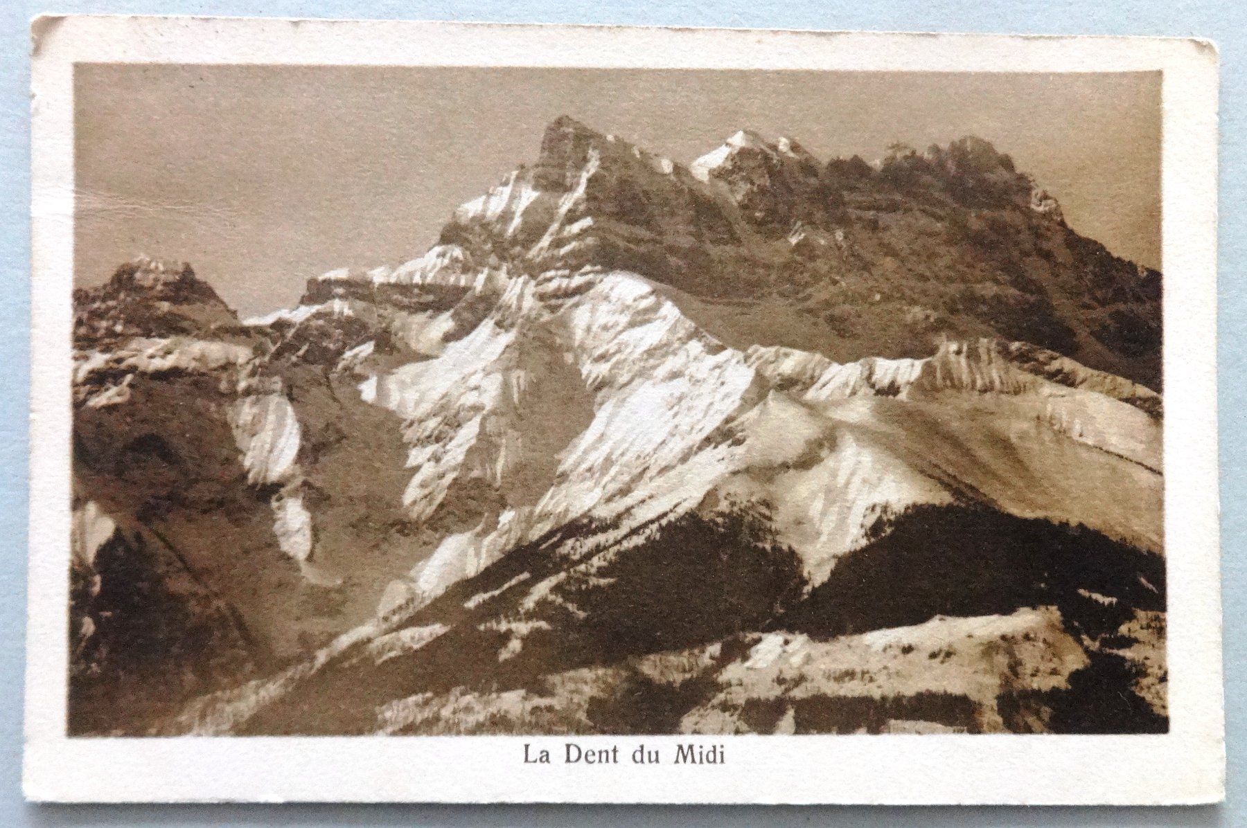 Cartoline postali: La Dent du Midi – Difettoso da Fétigny venduto da Billy2miny