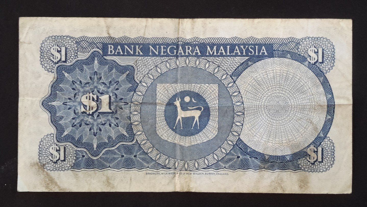 Banknoten: BANKNOTE MALAYSIA 1$ – Gebraucht aus Ostermundigen von Heavenmaus75 1