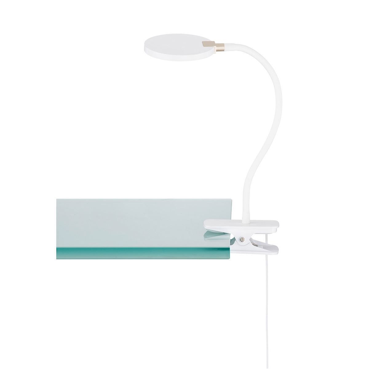 Lampade: LED Klemmleuchte, Weiss, 35 cm Höhe – Nuovo (secondo la descrizione) da Kreuzlingen venduto da Smart-Light 5