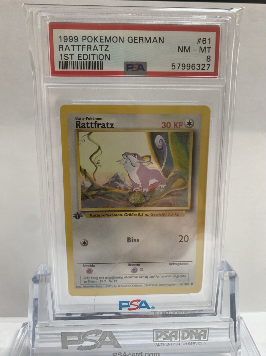 Pokémon Sammelbilder & Trading cards: Psa Rattfratz – Neu (gemäss Beschreibung) aus Herznach von Terratemptrop