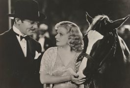 Film Saradoga, Jean Harlow und Clark Gable, 13x18 cm