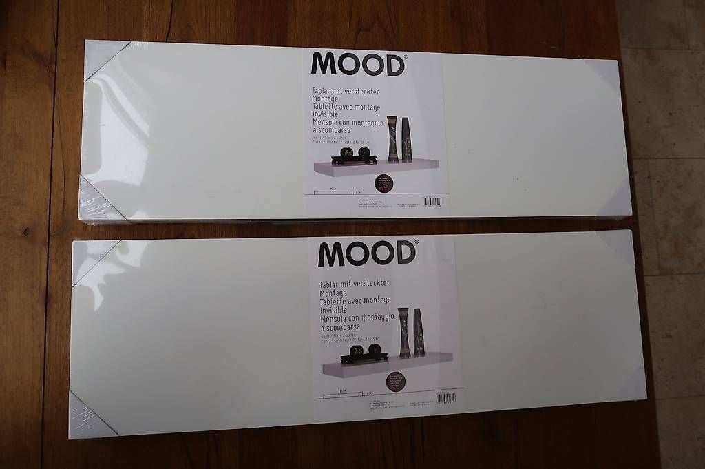 Scaffali: 2 x MOOD Tablare weiss 80 cm – Nuovo e nell'imballaggio originale da Rafz venduto da andy-music01 1