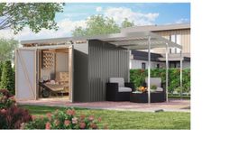 Metallhaus Iridium 3,5 SET, graualuminium - Gratis Versand