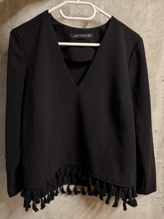 Haut avec franges