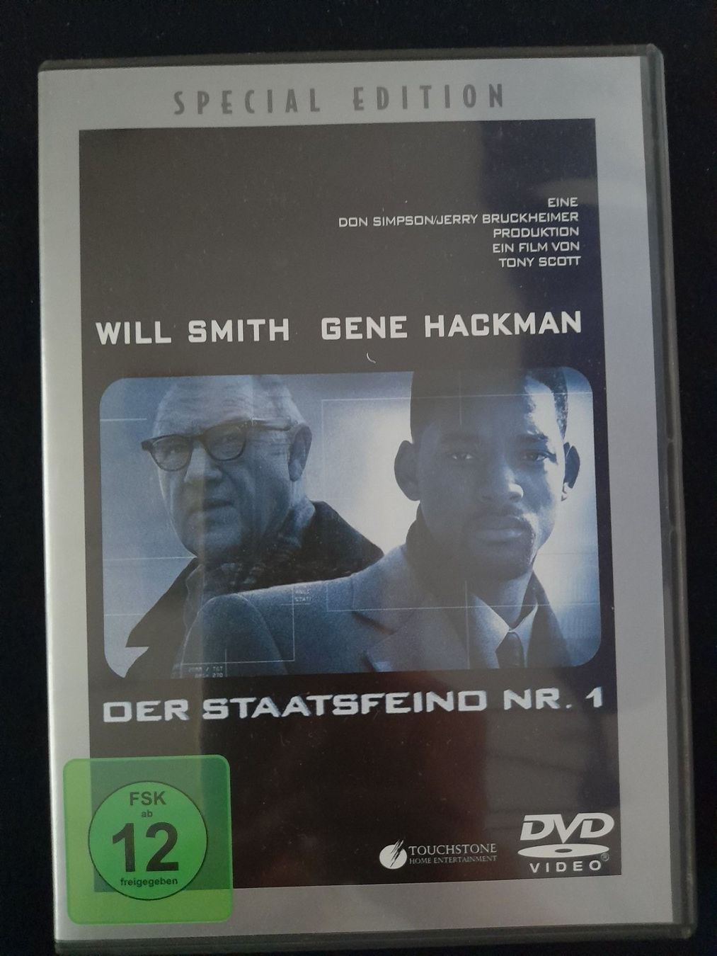 Tutti i DVDs: DVD Der Staatsfeind Nr. 1 mit Will Smith & Gene Hackman – Usato da Eiken venduto da Lashar