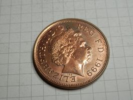 Großbritannien 2 Pence, 1999 neu