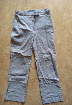 Damen Hose grau, Greenvillage mit Strass an Beine Gr 38