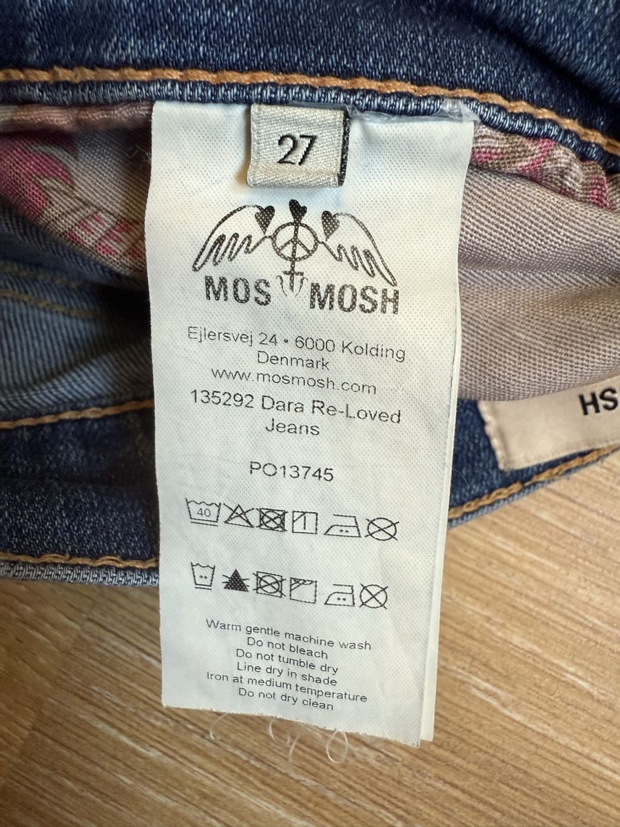 Mos mosh Jeans: Jeans bleu large Mos Mosh, t.27 – Usato da Tavannes venduto da Thriftshop 5