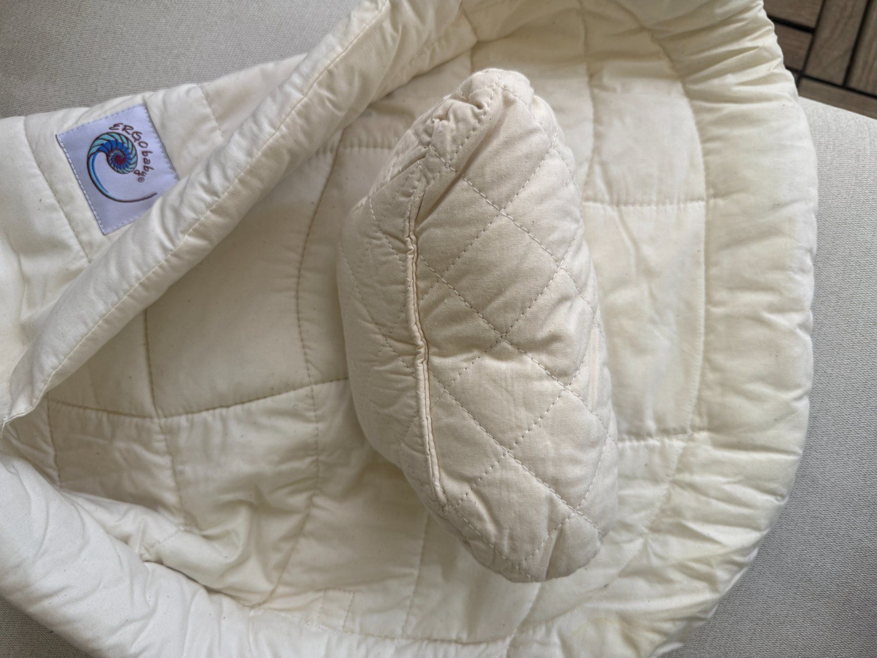 Ergo Baby Marsupi portabebè: ERGObaby complet – portage + insert newborn + 2 couvertures – Usato da Genève venduto da Poutch82 5