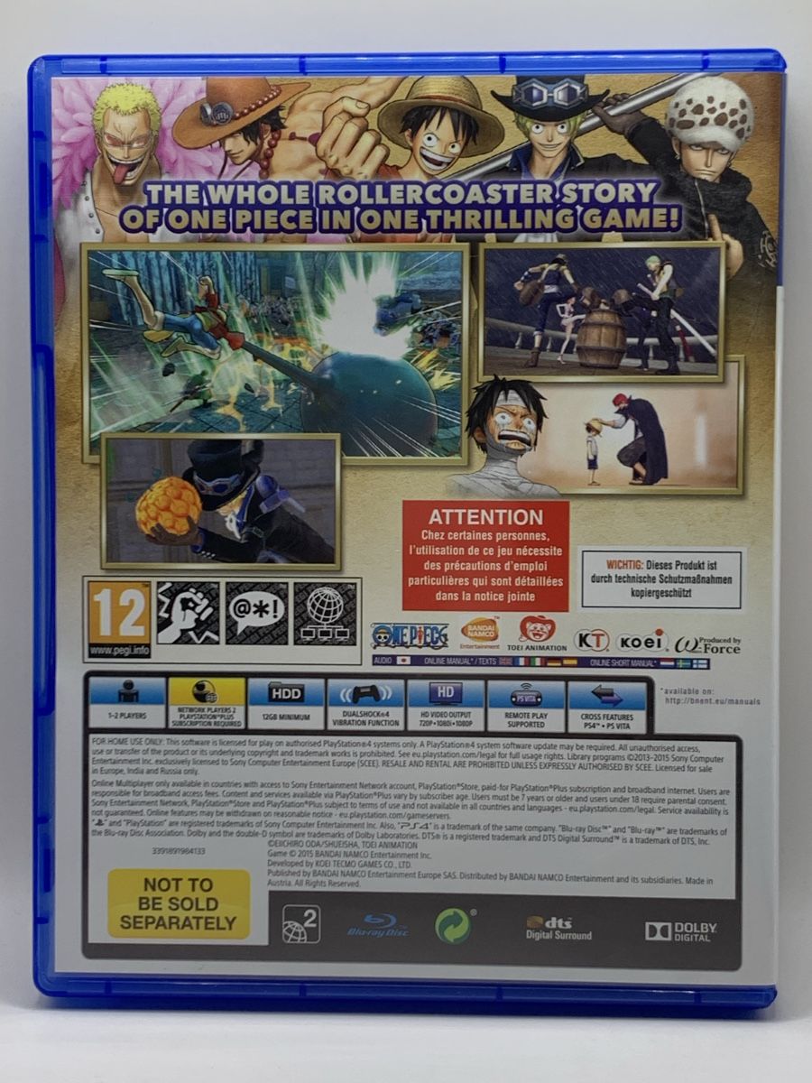 Sony Giochi: One Piece: Pirate Warriors 3 - PS4 – Usato da Ostermundigen venduto da RG-Collector 1