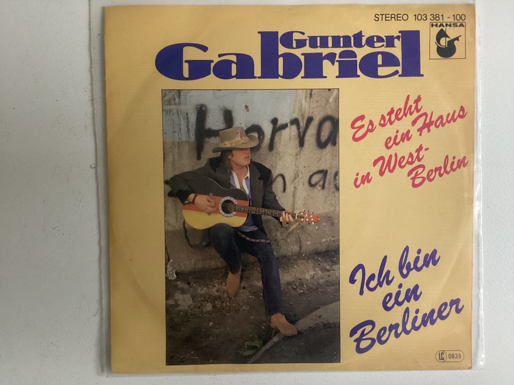 Dischi in vinile: Gunter Gabriel Single Es Steht Ein Haus In West Berlin – Usato da Gutenswil venduto da Hamzian