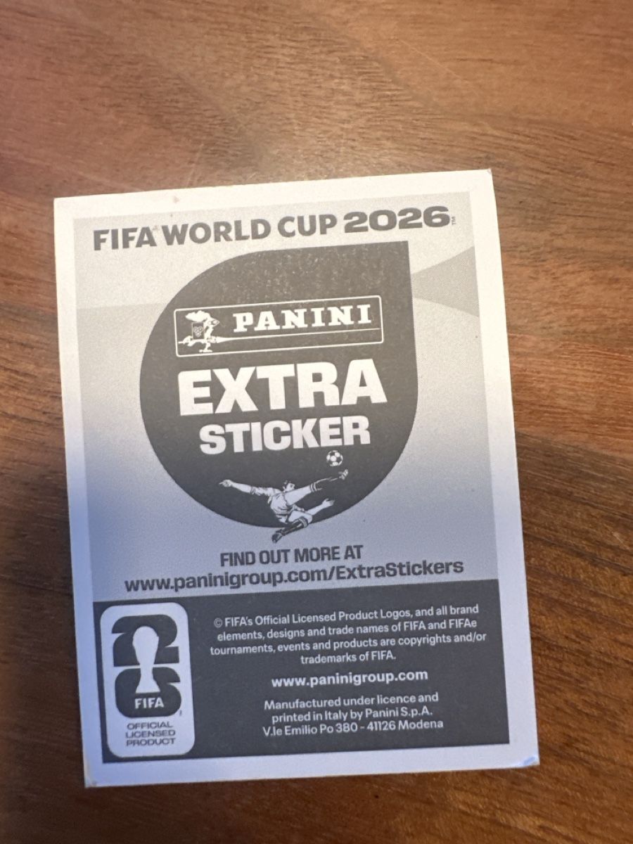 Panini Cartes à collectionner: Panini 2026 Extra Sticker Achraf Hakimi normal – D'occasion à Zürich par peg_l7wc 1