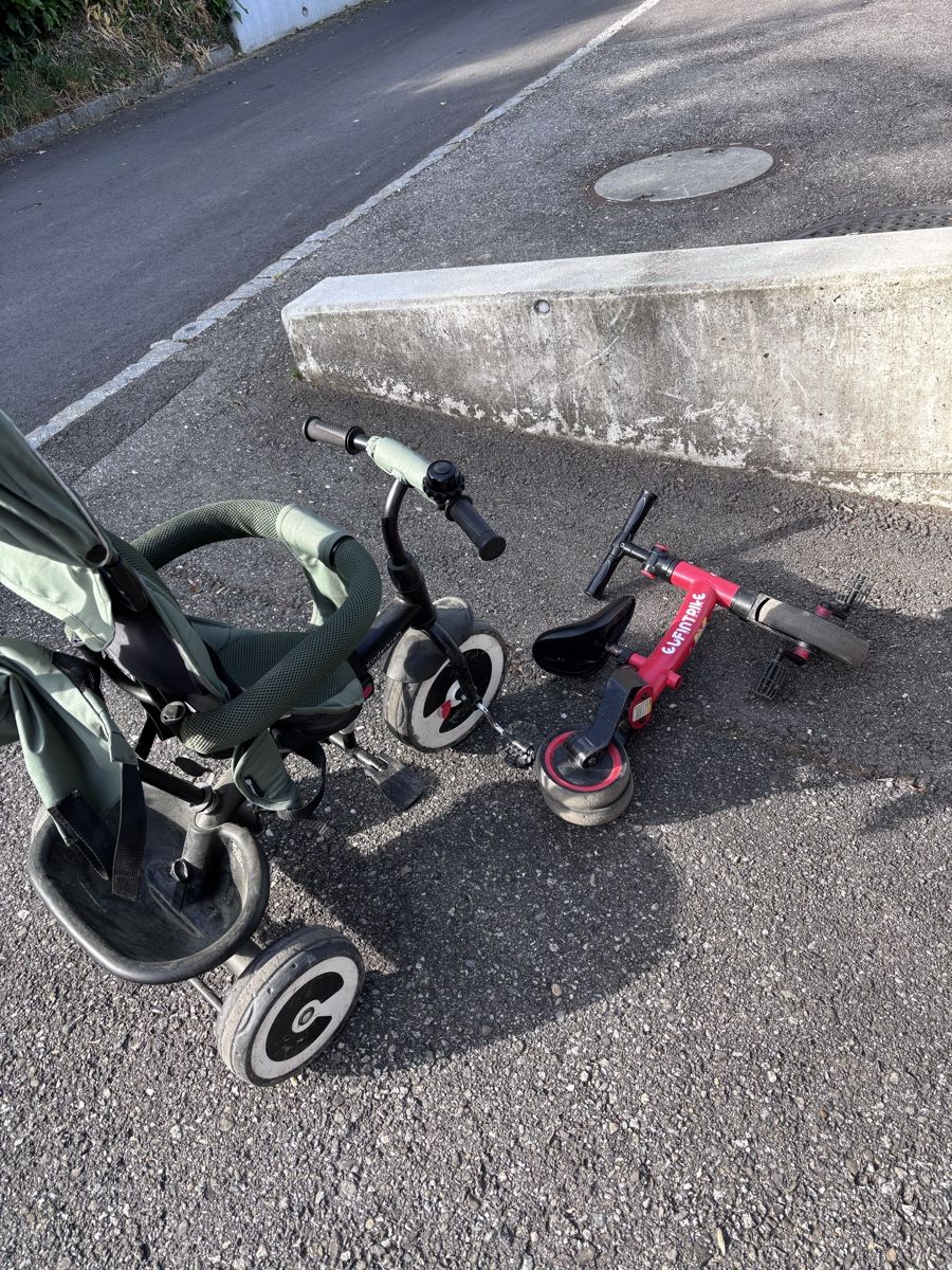 Veicoli per bambini: Triciclo Kinderkraft + monopattino – Usato da Aarwangen venduto da Bianco86Nero 1