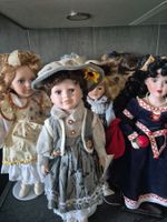 Lot 13 Antike Porzelanpuppe 13 Poupées antiques