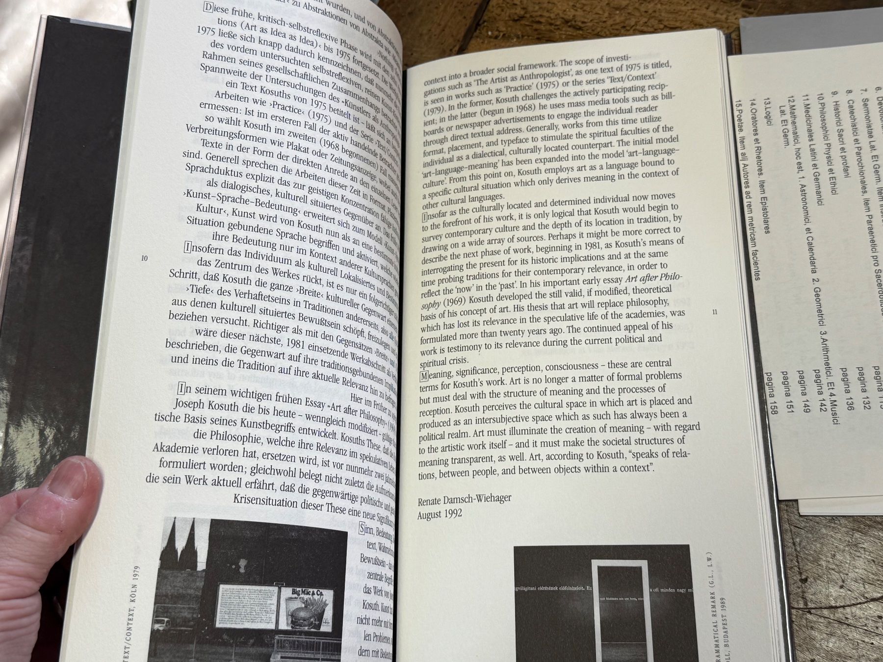 Bücher: Joseph KOSUTH – Gebraucht aus Bern von Jwpm66 4