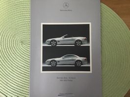 Mercedes-Benz SL-Klasse Alles über Design Juli 2001